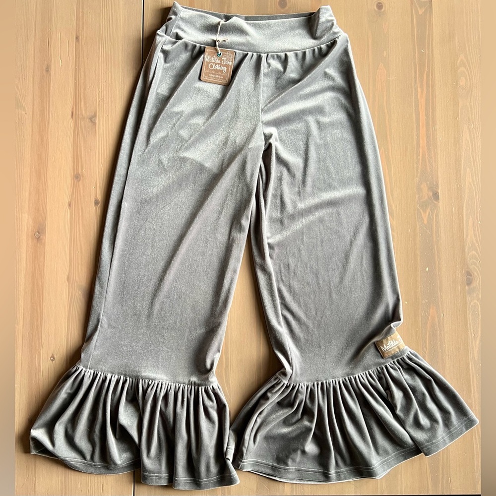 Matilda Jane velvet Ruffle pants
